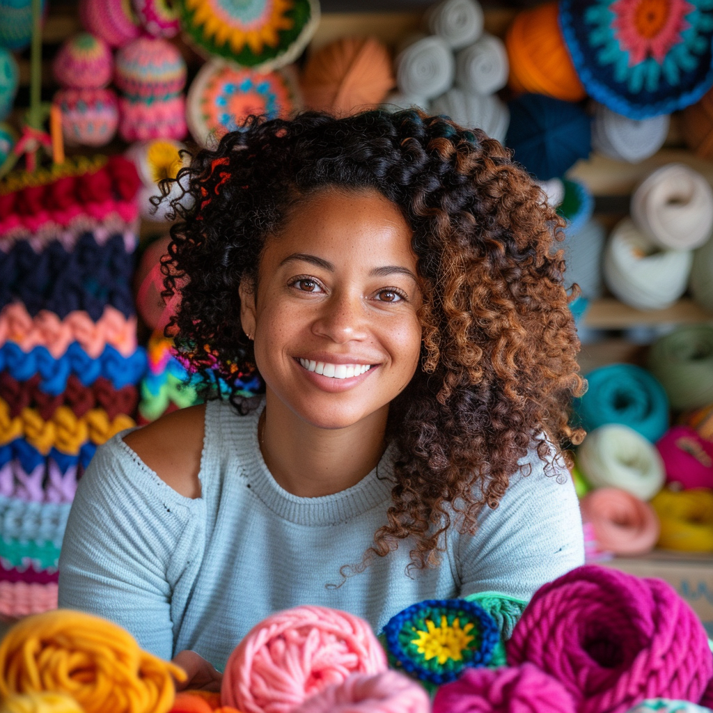 Aria Thompson - Community engagement leader fostering The Sometimes Crafter crafting connections