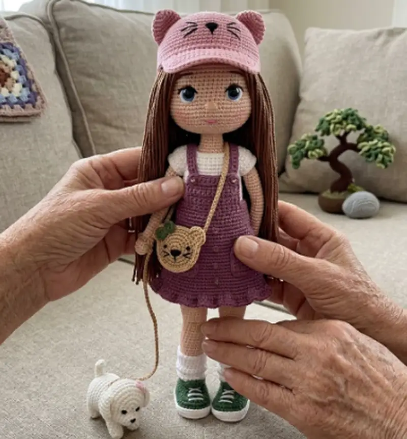 Complimentary Intermediate crochet pattern: MIMOSA BABY Amigurumi Pattern - Simple to follow guide