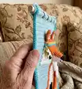 Nordic fox wall hanging Pattern step 3 - details and accessories