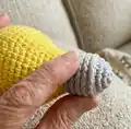 Little Spark Amigurumi Pattern step 3 - details and accessories