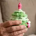 Reversible Christmas Amigurumi Pattern step 2 - assembly progress