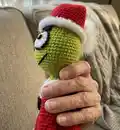 The Twelve Days of Christmas: Grinch Inspired Amigurumi Pattern Amigurumi Pattern step 2 - assembly progress