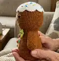 Gingerbread Amigurumi Pattern step 3 - details and accessories