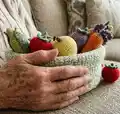 Veggies Amigurumi Pattern step 2 - assembly progress