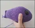 Erebus the Angler Fish Amigurumi Pattern step 3 - details and accessories