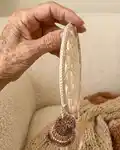Star Dreamcatcher Pattern step 2 - assembly progress