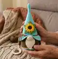 Crochet Gnome Amigurumi Pattern step 1 - construction progress