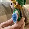 Link Amigurumi Pattern step 3 - details and accessories