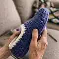 Simple Slippers Pattern step 3 - details and accessories