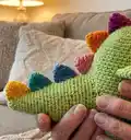 Mr. Pistachio The Dinosaur Amigurumi Pattern step 3 - details and accessories