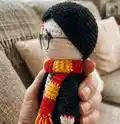 Harry Potter Amigurumi Pattern step 2 - assembly progress