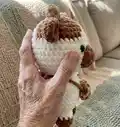 Chubby Milky Cow Amigurumi Pattern step 2 - assembly progress