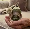 Noel the Christmas Mouse Amigurumi Pattern step 1 - construction progress