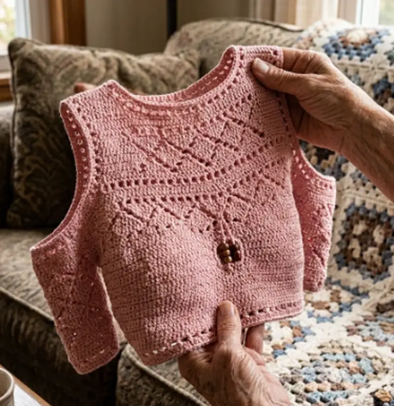 Complimentary Intermediate crochet pattern: Cold Shoulder Crop Top Pattern - Simple to follow guide