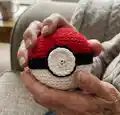 Pokeball Amigurumi Pattern step 1 - construction progress