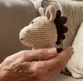 Phone Stand Horse/Unicorn Amigurumi Pattern step 3 - details and accessories
