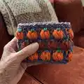 Pumpkin Cup Cozy Pattern step 4 - final assembly and finishing