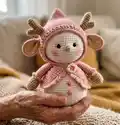 Nieves Amigurumi Pattern step 4 - final assembly and finishing