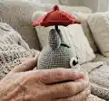 Little Lamp Series Totoro Amigurumi Pattern step 2 - assembly progress