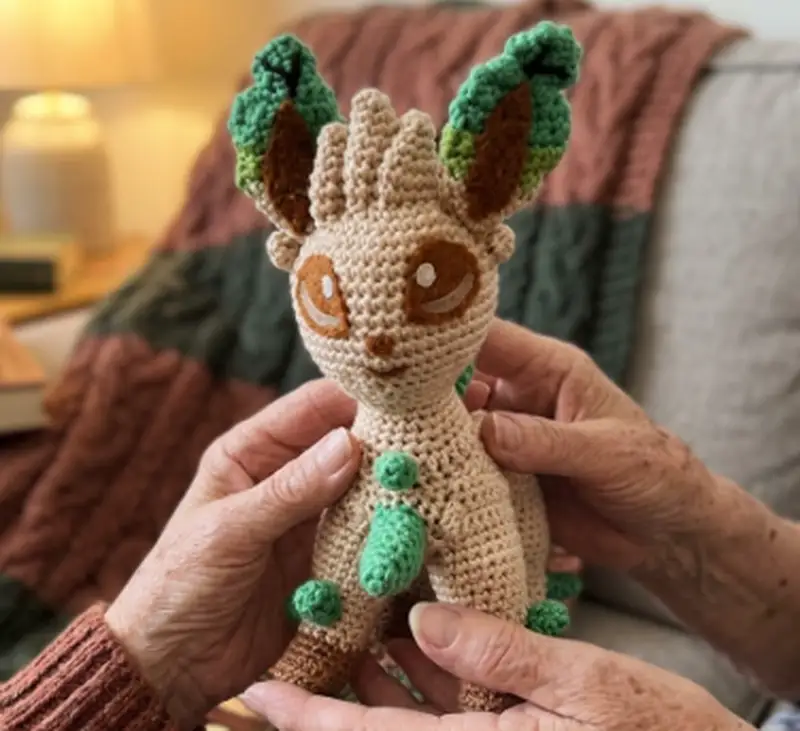 Complimentary Intermediate crochet pattern: Leafy Foal Amigurumi Pattern - Simple to follow guide