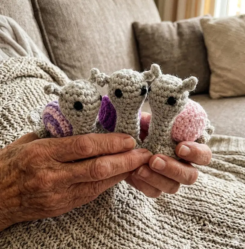 Complimentary Intermediate crochet pattern: Garden Snails Amigurumi Pattern - Simple to follow guide
