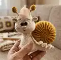 Snail Amigurumi Pattern step 1 - construction progress