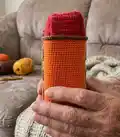Small Houses Amigurumi Pattern step 2 - assembly progress