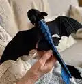 Toothless Plush Pattern step 1 - construction progress