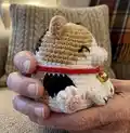 Reversible Cat Amigurumi Pattern step 3 - details and accessories