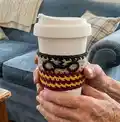 Harry Potter Cup Cozy Pattern step 4 - final assembly and finishing