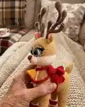 Forest Deer Amigurumi Pattern step 3 - details and accessories
