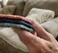 Sunburst Coasters Pattern step 2 - assembly progress