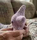 Purple Starfish Amigurumi Pattern step 2 - assembly progress