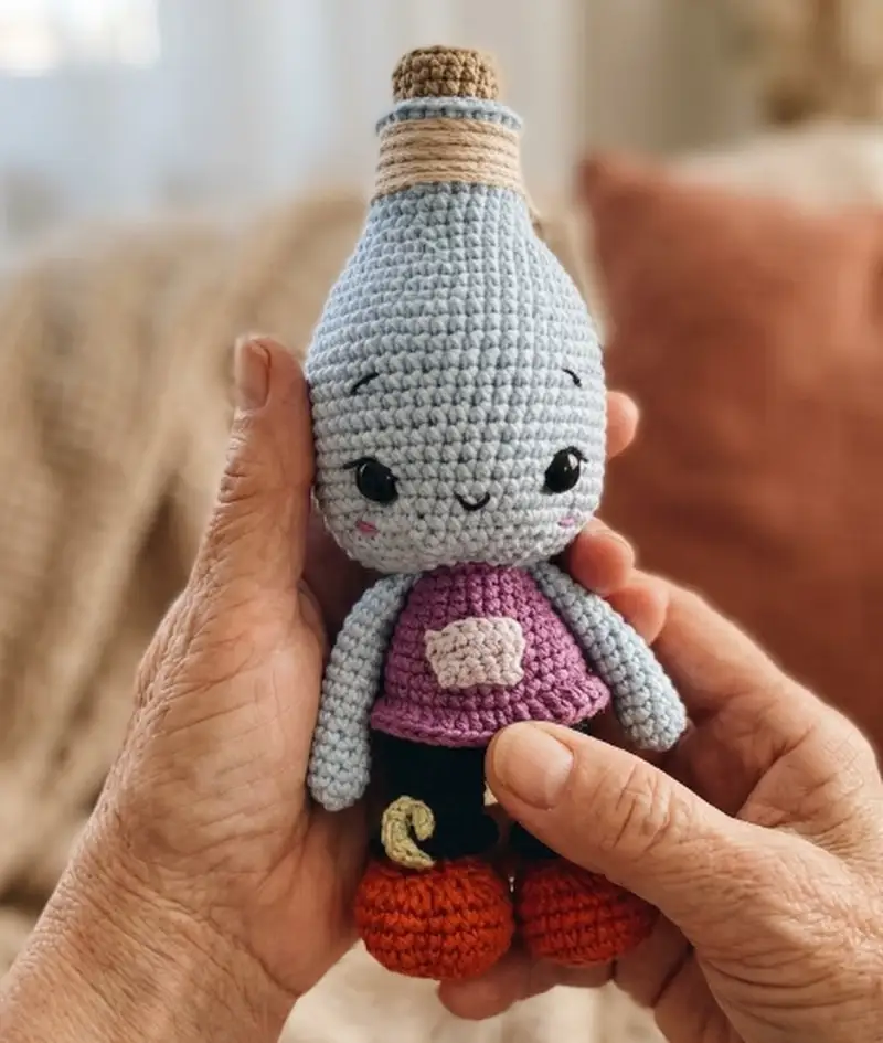 Complimentary Intermediate crochet pattern: Potion Amigurumi Pattern - Simple to follow guide