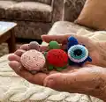 Mini Turtle Amigurumi Pattern step 4 - final assembly and finishing