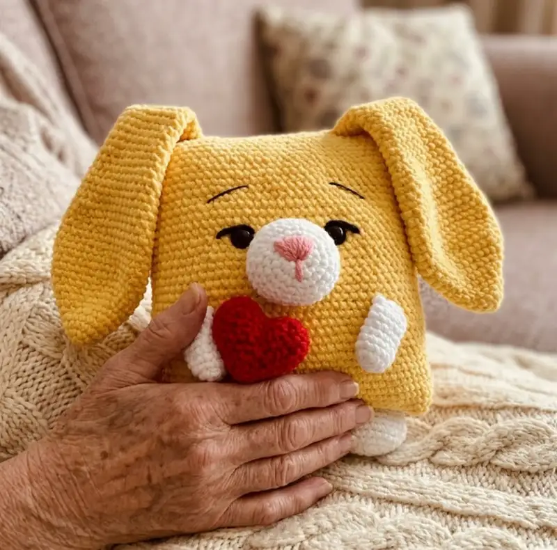 Quality crochet pattern: Pillow Bunny Amigurumi Pattern - Intermediate level guide with complete instructions