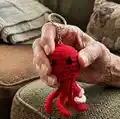 Jellyfish Keychains Amigurumi Pattern step 1 - construction progress