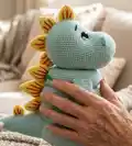 Stegosaurus Amigurumi Pattern step 2 - assembly progress