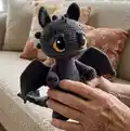 Dragon Toothless Amigurumi Pattern step 4 - final assembly and finishing