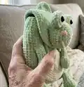 Plush Backpack Frog Amigurumi Pattern step 3 - details and accessories