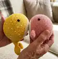 Wallace and Wanda Whales Amigurumi Pattern step 3 - details and accessories