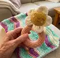 Mary Wave Baby Blanket Pattern step 4 - final assembly and finishing