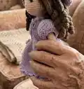 Emma Doll Amigurumi Pattern step 2 - assembly progress