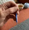 25 More Earrings to Crochet Pattern step 2 - assembly progress