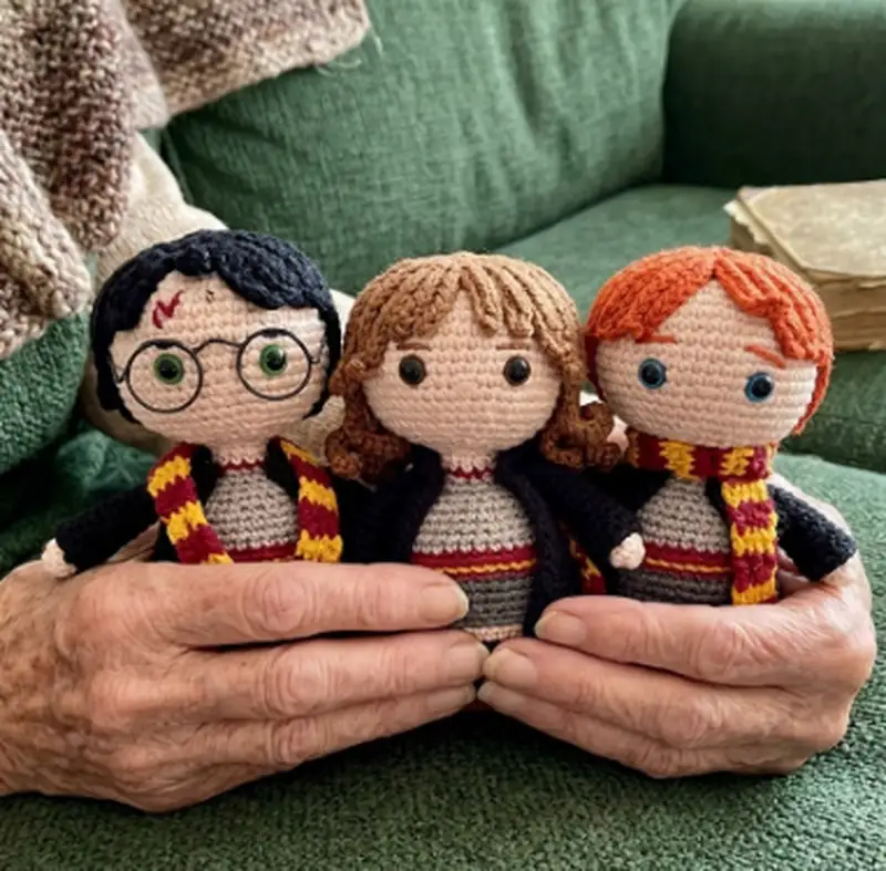 Quality crochet pattern: Harry and his friends Amigurumi Pattern - Intermediate level guide with complete instructions