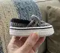 Modern sneakers Pattern step 2 - assembly progress