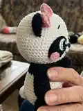Yumi the Baby Panda Amigurumi Pattern step 3 - details and accessories