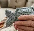 Ragdoll Pocket Whale Amigurumi Pattern step 2 - assembly progress
