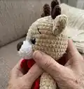 Deer Amigurumi Pattern step 3 - details and accessories
