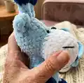 Plush Booties Pattern step 2 - assembly progress